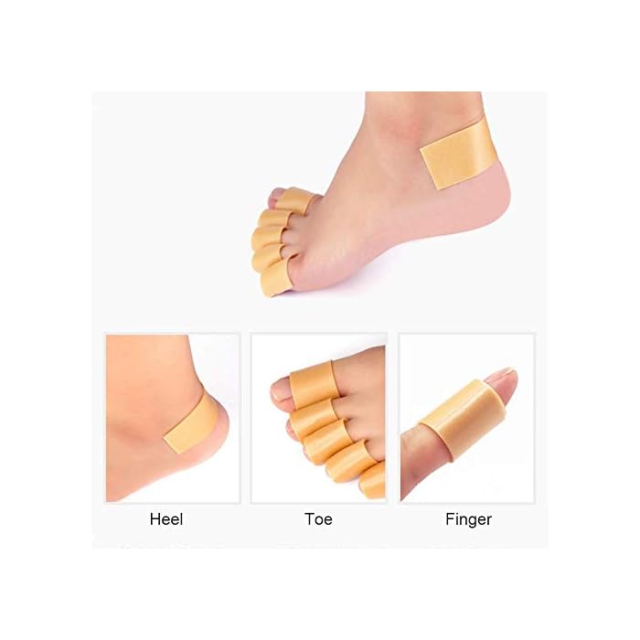 Mole Skin, 4 Rolls Moleskin for Feet Waterproof Feet Protection Pad