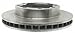 ACDelco Silver 18A489A (19241858) Non-Coated Front Disc Brake Rotor