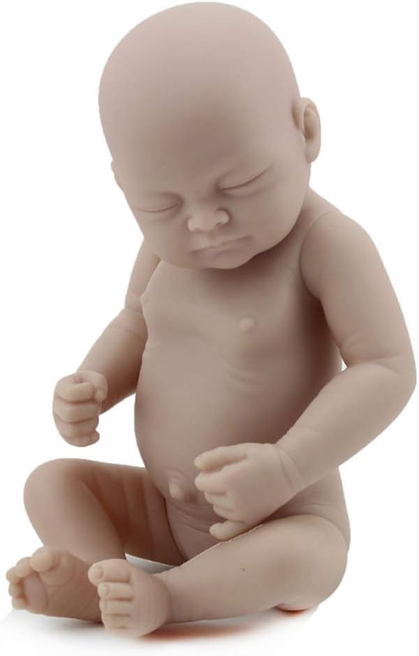 Prezzo NACHEN Reborn Baby Dolls Fatti a Mano in Vinile Morbido Realistico realismo Nudo Ragazza Bambola 28cm,color1,28cm Offerte