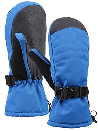 ThunderCloud Winter Mittens Mens Insulation Ski Mittens,Royal Blue