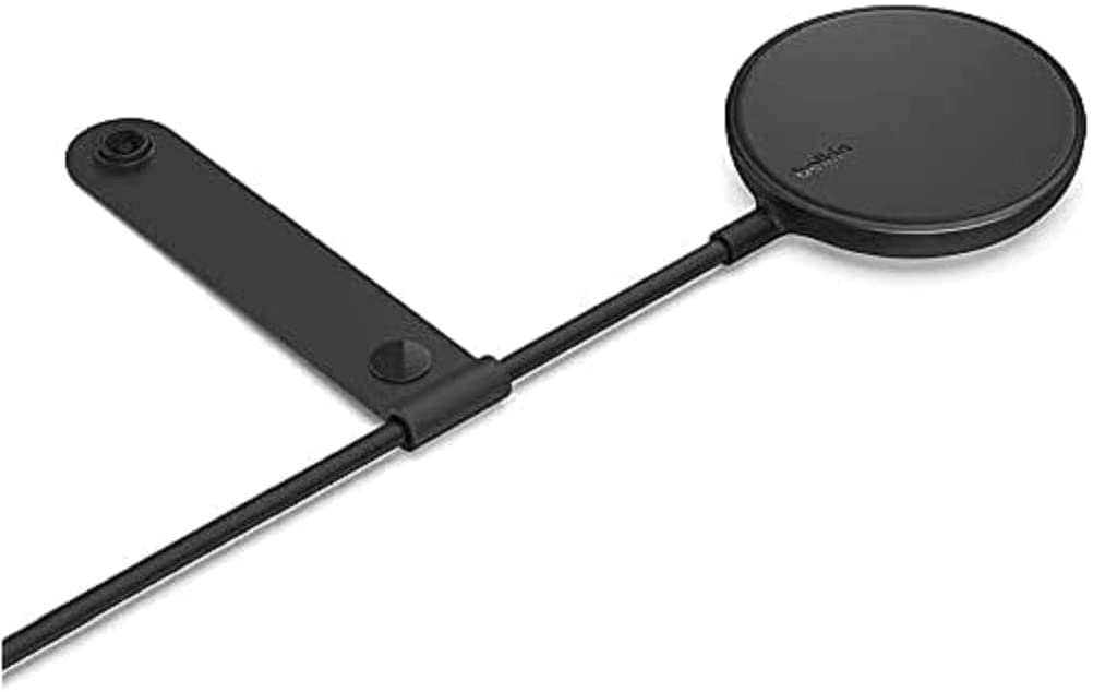 Belkin Chargeur Magsafe, Chargeur Sans Fil Portable Magnétique (Avec Câble De 2 M, Pour Modèles De L’iPhone 14 Et iPhone 13 Et Autres Appareils Magsafe, Adaptateur Secteur Non Inclus, Noir)