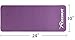 REEHUT Yoga Knee Pad, Elbow Pad Cushion Provides Extra Padding& Support for Knees, Wrists and Elbows, 15mm (5/8) Thick Mini Mat with Carrying Strap, for Yoga, Pilates, Floor Exercises Purple