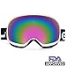 Odoland Kids Ski Goggles, Snowboard Goggles for Youth Skiing Age 8-16, Snow Goggles S2 Double Lens Anti-Fog UV400 Protection