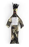Dammit Doll - Classic Dammit Doll - Camuffare - Traditional Army Camo , Black Hair - Stress Relief, Gag Gift