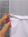 Hookless RBH40BBS01 Polyester Snap-in Shower Curtain Liner Replacement 70 x 54, Removable Liner primary