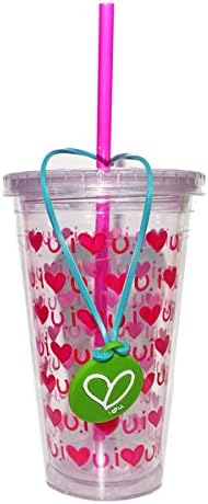 24-ounce Water Tumblers 'Love' (Set of 3)