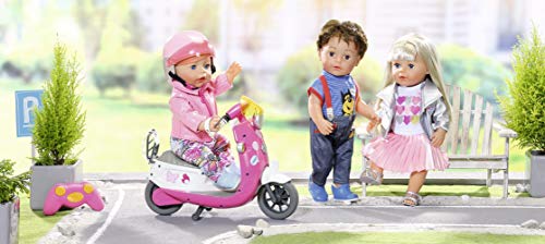 BABY born 825259 City Deluxe Scooter Combo Puppenkleidung 43 cm, 4-teiliges Set – Bild 6