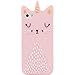 Artbling Cat Unicorn Case Compitable with iPhone 5 5S 5C Silicone 3D Cartoon Animal Pink Cover,Kids Girls Cool Lovely Cute Cases,Kawaii Soft Gel Rubber Unique Character Funny Protector for iPhone5
