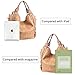 JOYSON Women Handbags Hobo Shoulder Bags Tote PU Leather Handbags Fashion Large Capacity Bags Apricot