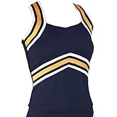 Criss-Cross Vest CF1613V (Navy/White/Gold, Youth Large)
