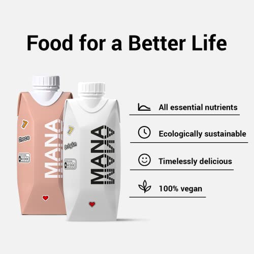 Mana Drink Plant Based Meal Replacement 12 x 330ml, Nutritionally