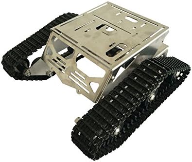 RobotHouse DIY Smart Robot Tank Car Chassis for Arduino DIY Peripheral Platform Stainless Steel