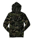 Ecko Unltd. Womens Camo Pullover Hoodie Sweatshirt