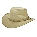 Conner Handmade Hats - Aussie Golf Soakable Mesh Hat, Crushable Safari Hat for Men, Foldable Sun Hat for Women Khaki