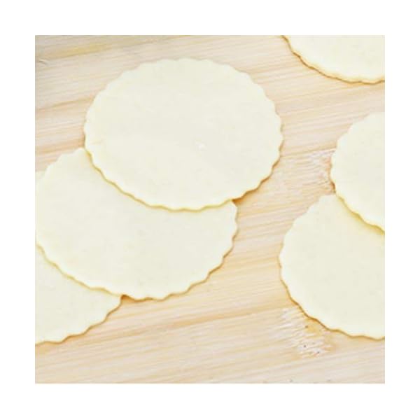 kuou-6-pcs-Cookie-Cutters-Plastic-Double-Sided-PlainCrinkle-Round-Cookie-Cutters-Baking-Tools-Kitchen-Gadgets-Baking-Tools-AccessoriesRandom-Color kuou 6 pcs Cookie Cutters, Plastic Double Sided Plain/Crinkle Round Cookie Cutters Baking Tools Kitchen Gadgets Baking…