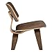 Poly and Bark Isabella Lounge Chair, Walnut