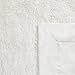 Comfort Spaces Shaggy Fur Throw, 50x60, Ivory