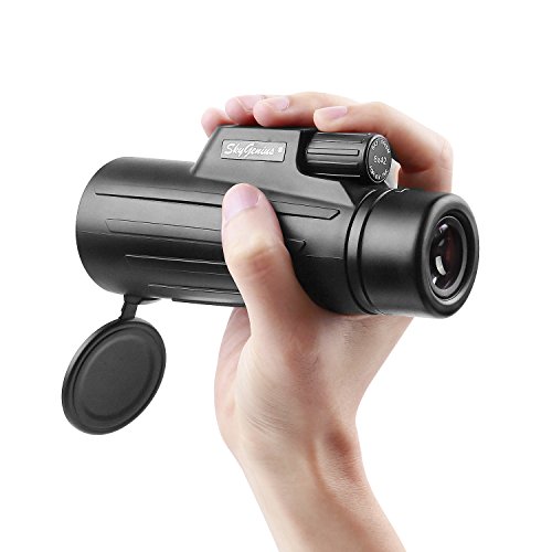 8x42 Compact Lightweight Pocket Monocular Telescope for Adults Kids. HD Quality Monocular with Fully Coated Lens for Bird Watching Hunting Hiking Traveling Wildlife Watching (0.72lb)