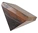 uGems Tiger Eye Pyramid Carved Stone Rock 1/4 Inch