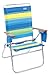 Rio Beach Hi-Boy Beach Chair, Blue/Green/Yellow Stripe