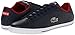 Lacoste Men's Grad Vulc TS Casual Shoe Fashion Sneaker, Dark Blue/Red, 9 M US