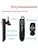 300H Standby Bluetooth Earpiece with Mic, Yuwiss Wireless Cell Phones Car Headset with 20 Hours Hands-free Call for iPhone Samsung All Smart Phones (Black)