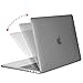 MOSISO Plastic Hard Shell & Keyboard Cover & Screen Protector & Storage Bag Compatible with MacBook Pro 15 inch, Pure Gray