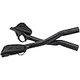 Clip On Aero bars for Road Bike Alfa Pasca AeroBars Drop Handlebar Extender Arm Rest Bars 31.8mm Handlebars Carbon Fiber TT bars Bicycle Accessories 225mm 340mm 360mm Black Glossy 3k Matte