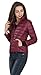 wantdo Women's Lightweight Spring Jacket Packable Down Jacket (Wine Red, X-Small)