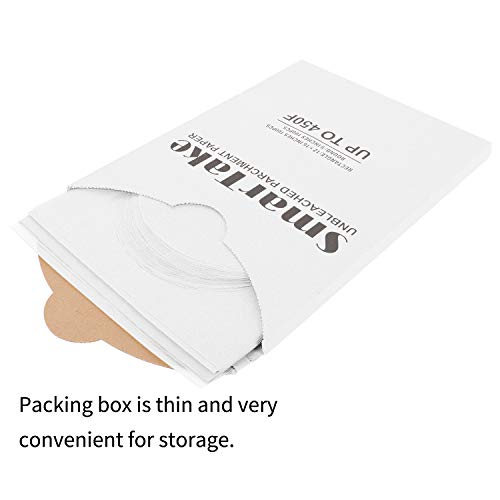 image for SMARTAKE 200 Pcs Parchment Paper, Non-Stick 100 Pcs 12x16 Inches Recta