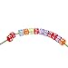 aizhouzh 6mm DIY White Colorful Acrylic Alphabet Letter Cube Beads for Jewelry Making, Bracelets, Necklaces,Children's Educational Toys, Key Chains and Kids Jewelry (600pcs Multicolour)