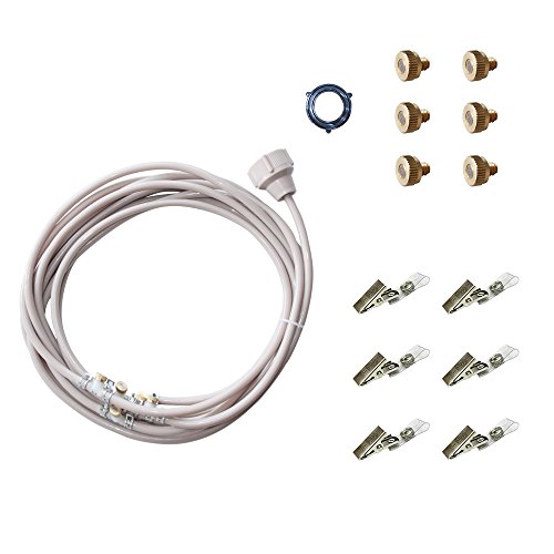 iLOT MO0012 Portable 1/4" Tubing Ourdoor Preassembled Mist Cooling Kit Orbit Portable 1/4-Inch Outdoor Mist Cooling System