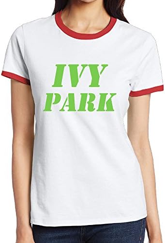 USWL IVY PARK CONTRAST COLOR Women T-Shirt 100% Cotton Arts Crafts&amp;Sewing Clothing Teeshirt Woman Brand New Red XX-Large
