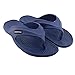 Vertico - Rubber Shower Flip Flops | Quick Dry, Lightweight Protection Sandals - Blue (10 US)