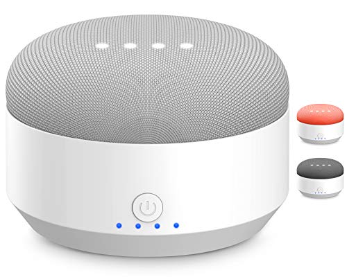 Rechargeable Battery Base for Google Home Mini,Portable Accessories for Google Home Mini Voice Assistant,Magnetic Base&Anti-Slip Rubber Pads(White)
