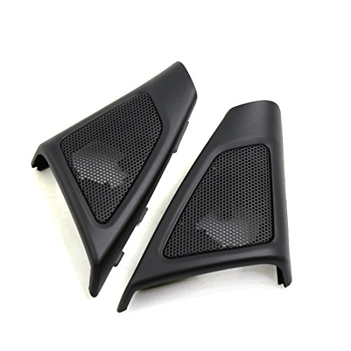 uxcell 2 Pcs Mesh Black Car Auto Tweeter Trumpet Dustproof Cover for 2010 BMW 5