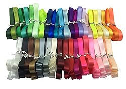 Satin Ribbon 40 Colors X 2 Yard Each Total 80 Yds