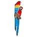 Design Toscano Tropical Scarlet Macaws Wall Sculpture, 22 Inch, Polyresin, Full Color