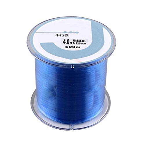 Yihaifu Nylon Schnur Strong Nylon Angelschnur Angelschnur bunter Fischer 500M Monofilent Linie Japan-Material…