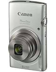 Canon PowerShot ELPH 180 Digital Camera w/ Image Stabilization and Smart AUTO Mode (Silver), 0.90in. x 3.70in. x 2.10in. - 1093C001