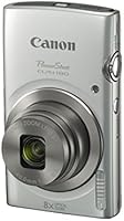 Canon PowerShot ELPH 180 (Silver) with 20.0 MP CCD Sensor and 8x Optical Zoom