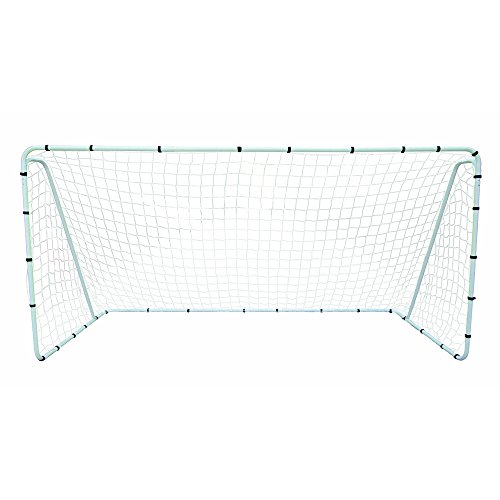 Woodworm 12' x 6' Full Size Heavy Duty Steel Soccer Goal inc. Net