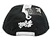 Black and White Mickey Mouse Face Flat Billed Snapback Hat