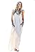 MIXMAX Women's Strappy Casual Loose Boho Chiffon Pocket Long Maxi Dress