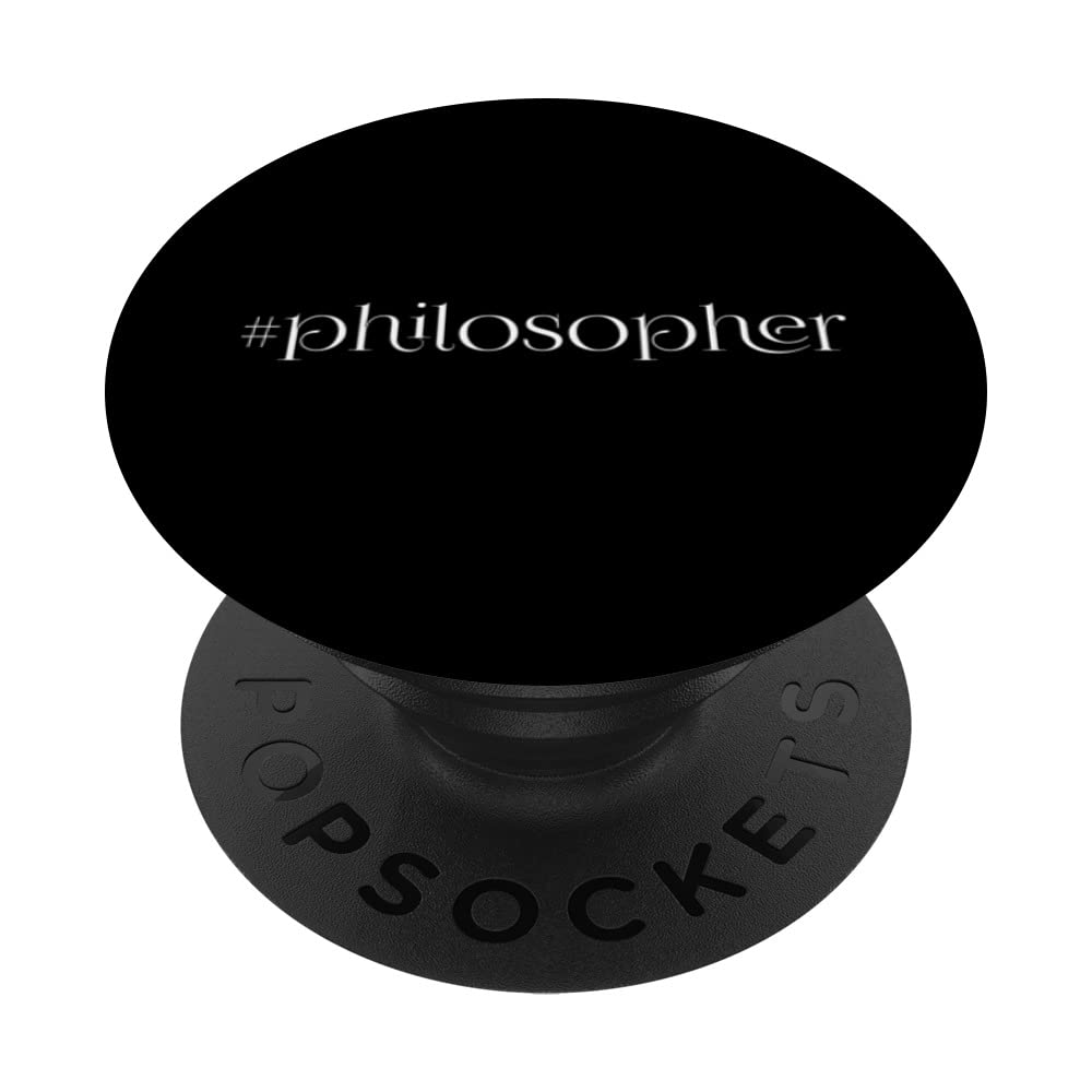 #philosopher - Funny Philosophy PopSockets Swappable PopGrip