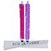 Eco-Fused Universal Bling Stylus Pens - 2 Long Gem Covered Stylus Pens Compatible with All Capacitive Touchscreen Devices/Microfiber Cleaning Cloth