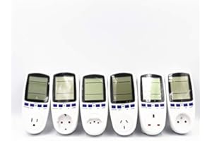 EU US UK Meter electricity monitoring electricity voltage power metering socket type mete watt meter power analyzer kwh (EU)