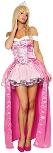 Naray Women's Elegant Renaissance Lady Costume Medieval Queen Deluxe Dress Crown Head