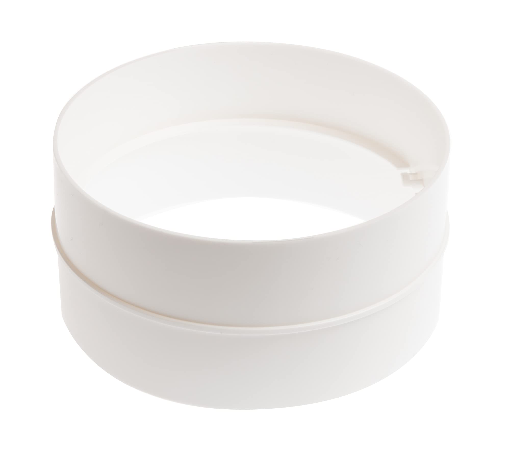 Steinberg14 Connector Without Backflow Ø 125mm / 5 Inch Valve, Connector for Ventilation Pipe Made of PVC