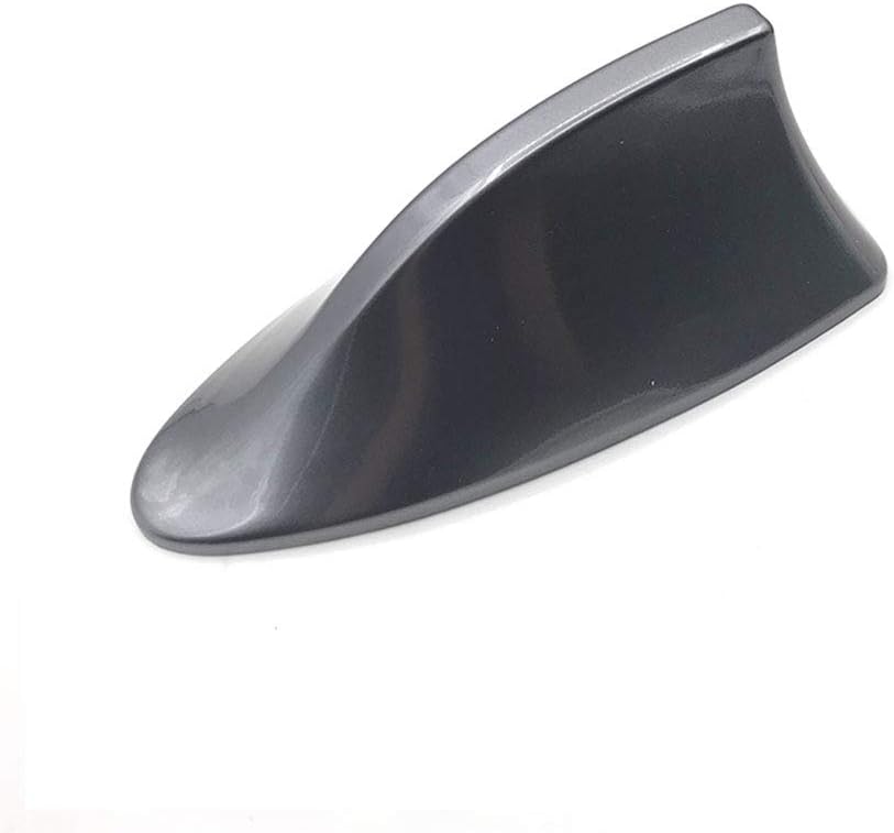 Amplelife Universal Car Roof Mounted Auto Shark Fin Shaped Antenna Radio Decor 1PC -Gray